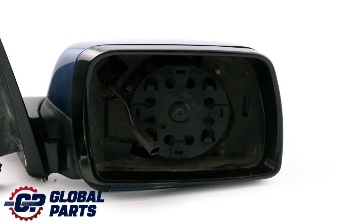 High Gloss Right Wing Mirror O/S Topasblau Metallic to BMW X5 Series E53 Sport with Part number 7039928 BMW X5 Series E53 Sport High Gloss Right Wing Mirror O/S Topasblau Metallic - SKU rhd-7039928-TPB - Part number 7039928