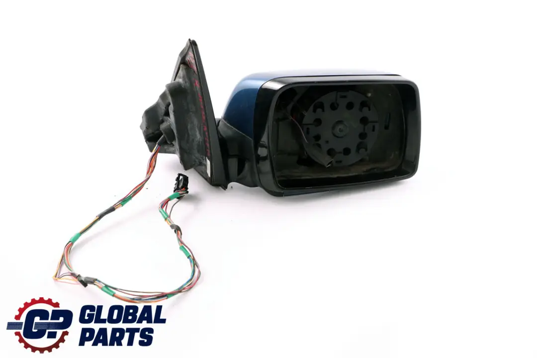BMW X5 Series E53 Sport High Gloss Right Wing Mirror O/S Topasblau Metallic - SKU rhd-7039928-TPB - Part number 7039928