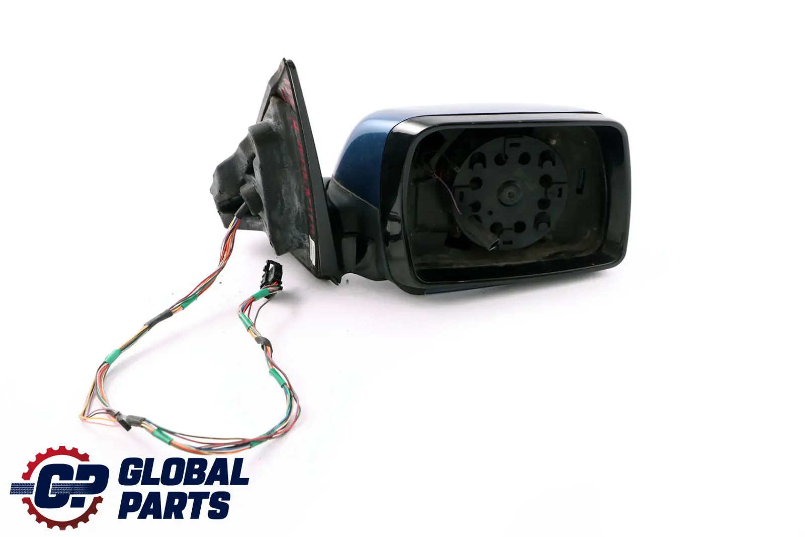 BMW X5 Series E53 Sport High Gloss Right Wing Mirror O/S Topasblau Metallic