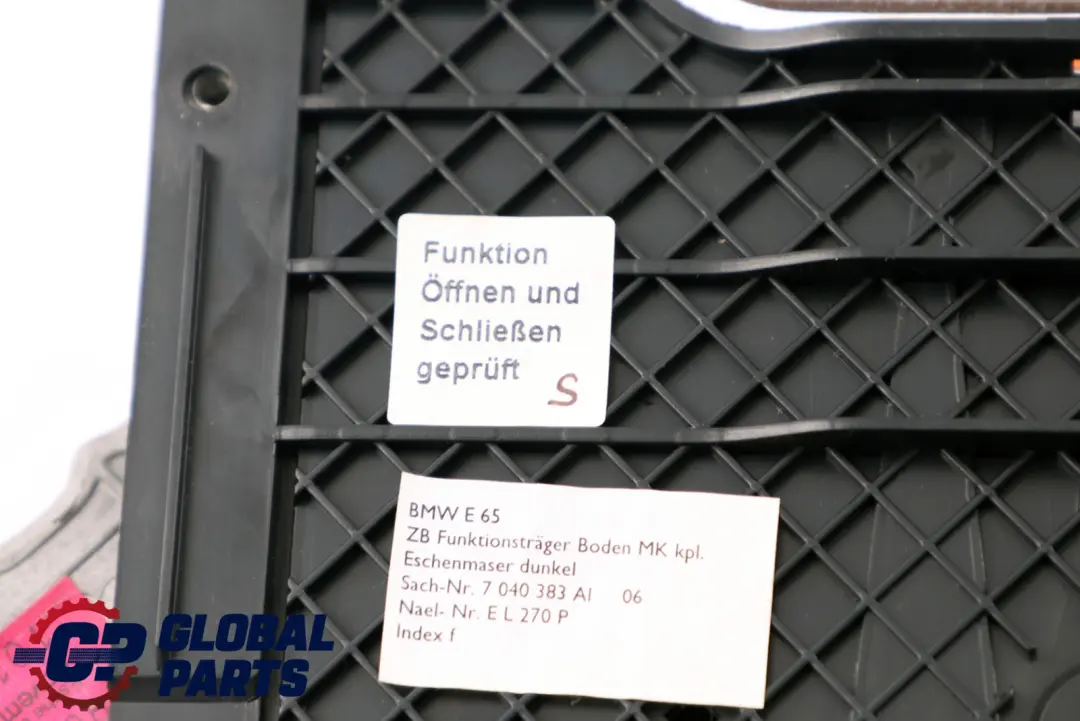 BMW 7 Series 1 E65 E66 Module Carrier Centre Console Wood Ashtray Esche Dunkel - SKU rhd-7040383-1 - Part number 7040383
