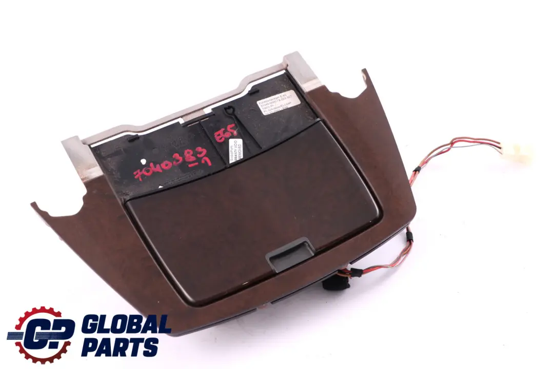 Module Carrier Centre Console Wood Ashtray Esche Dunkel to BMW 7 Series 1 E65 E66 with Part number 7040383 BMW 7 Series 1 E65 E66 Module Carrier Centre Console Wood Ashtray Esche Dunkel - SKU rhd-7040383-1 - Part number 7040383