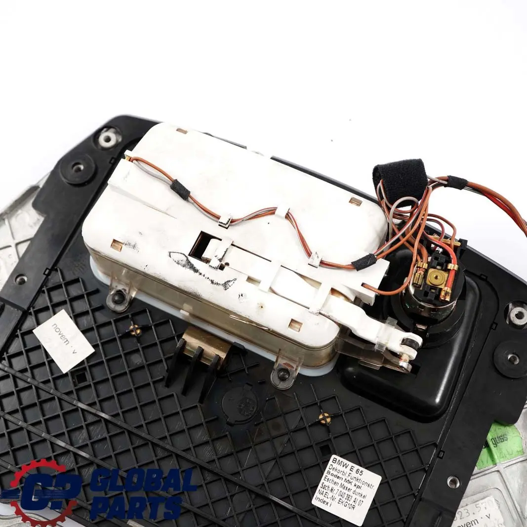 Module Carrier Centre Console Wood Ashtray Esche Dunkel to BMW 7 Series 2 E65 E66 with Part number 7040383 BMW 7 Series 2 E65 E66 Module Carrier Centre Console Wood Ashtray Esche Dunkel - SKU rhd-7040383-2 - Part number 7040383