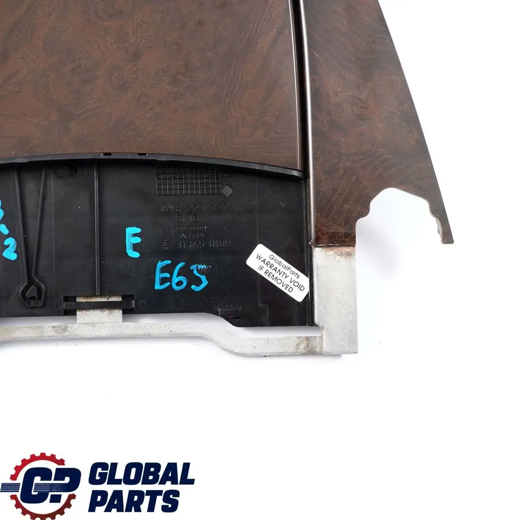 Module Carrier Centre Console Wood Ashtray Esche Dunkel to BMW 7 Series 2 E65 E66 with Part number 7040383 BMW 7 Series 2 E65 E66 Module Carrier Centre Console Wood Ashtray Esche Dunkel - SKU rhd-7040383-2 - Part number 7040383