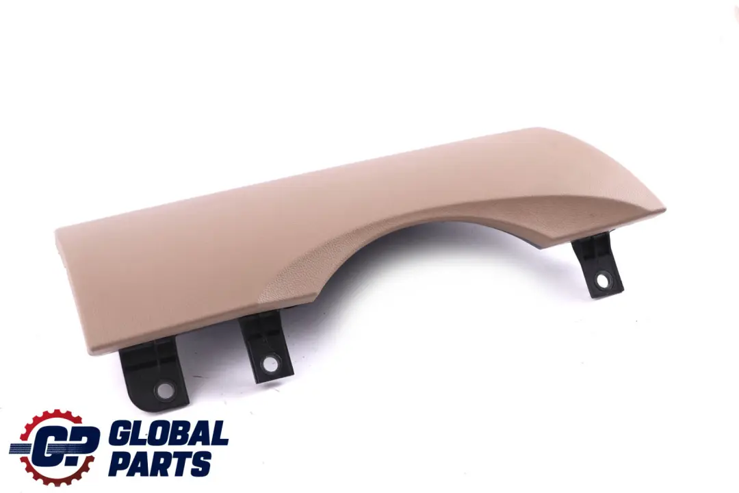BMW 7 Series E65 E66 Lower Steering Wheel Dash Trim Panel Beige Dunkelbeige - SKU rhd-7040392 - Part number 7040392