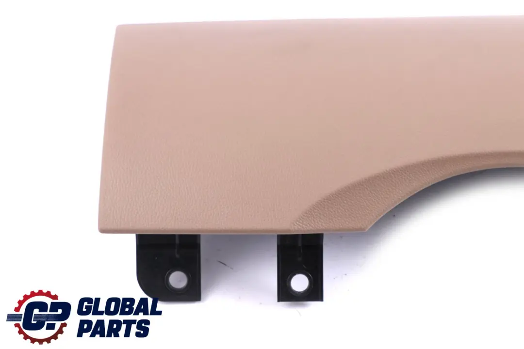 BMW 7 Series E65 E66 Lower Steering Wheel Dash Trim Panel Beige Dunkelbeige - SKU rhd-7040392 - Part number 7040392