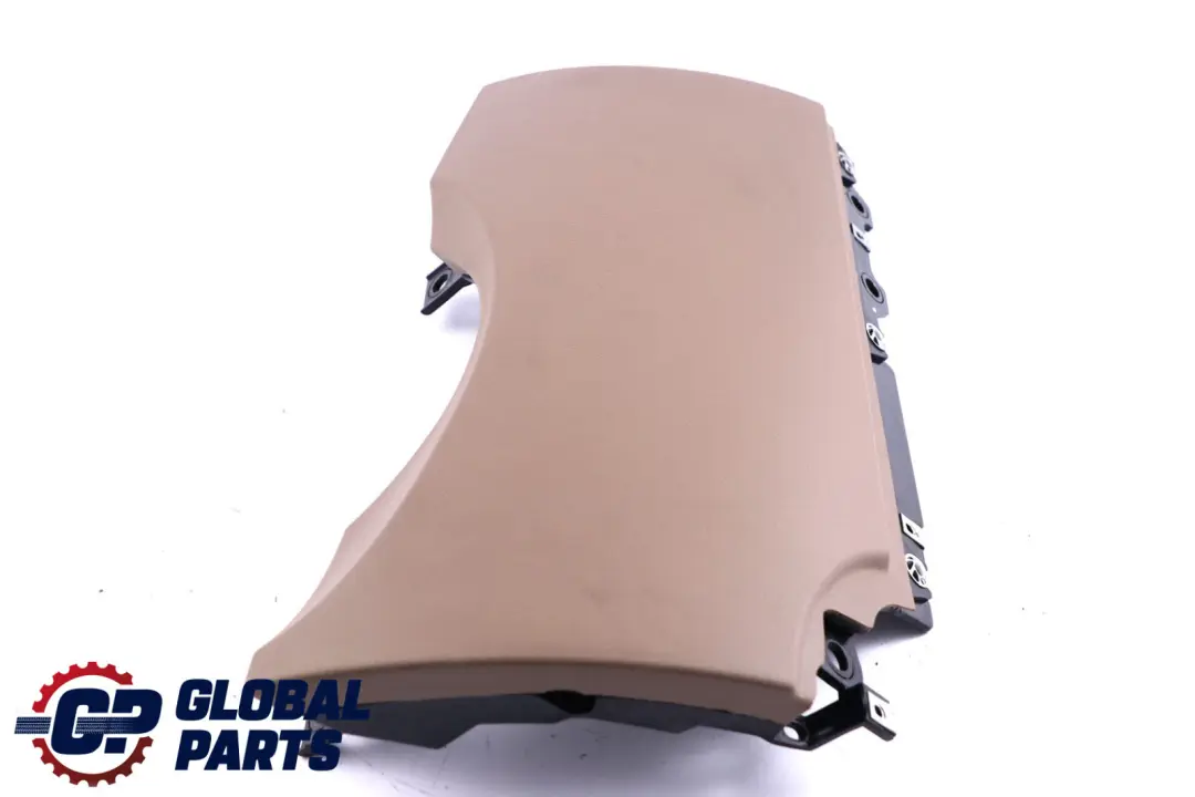 BMW 7 Series E65 E66 Lower Steering Wheel Dash Trim Panel Beige Dunkelbeige - SKU rhd-7040392 - Part number 7040392