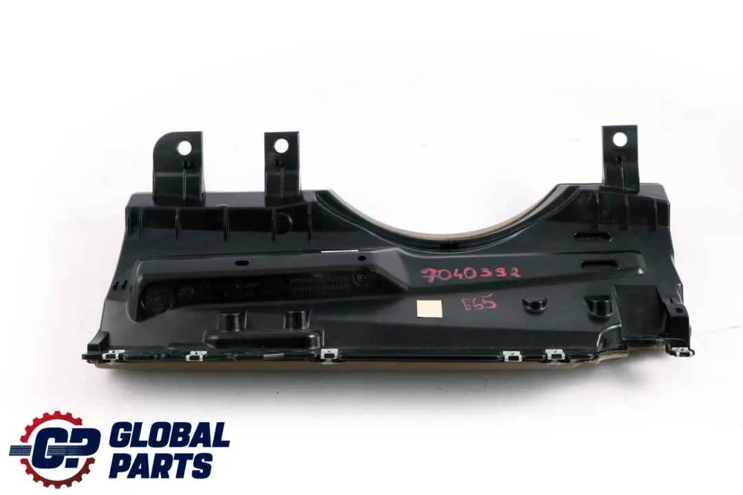 BMW 7 Series E65 E66 Lower Steering Wheel Dash Trim Panel Beige Dunkelbeige - SKU rhd-7040392 - Part number 7040392