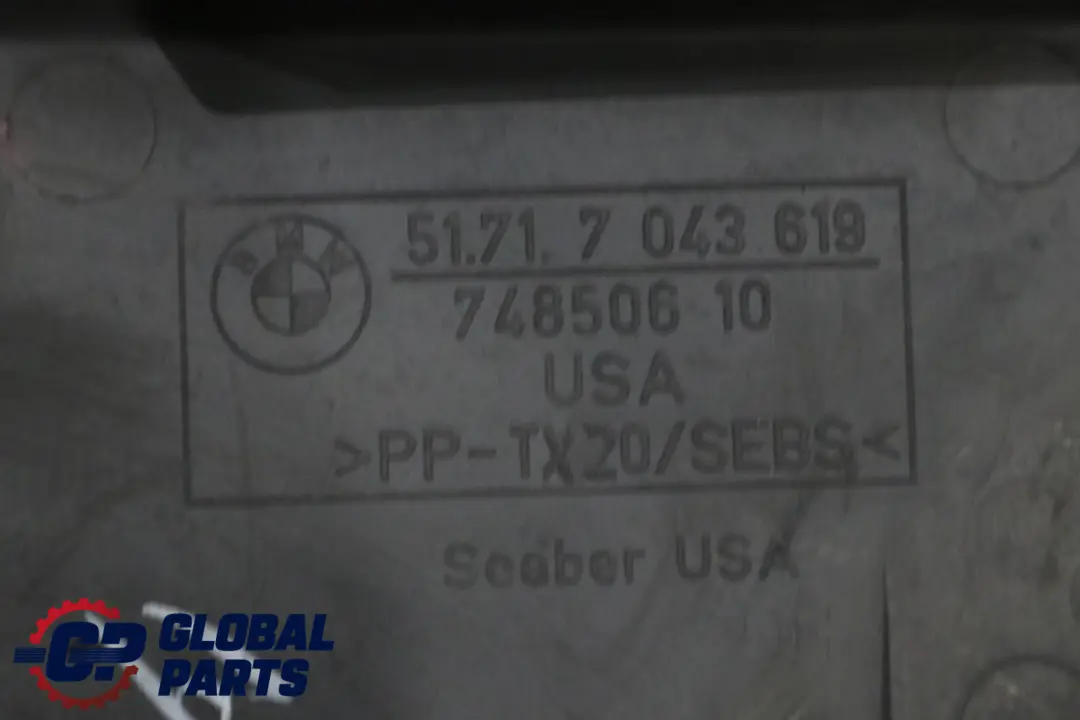 Windscreen Wiper Cover Trim Panel Scuttle to BMW Z4 Series E85 E86 with Part number 7043619 BMW Z4 Series E85 E86 Windscreen Wiper Cover Trim Panel Scuttle - SKU rhd-7043619 - Part number 7043619