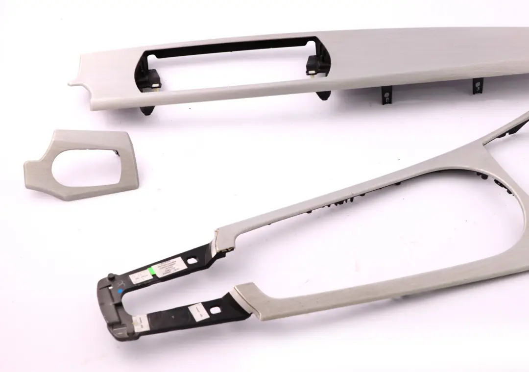 Set Interior Decor Trim Strip Cover Dash Panel Aluminium to BMW Z4 Series 1 E85 with Part number 7044312 BMW Z4 Series 1 E85 Set Interior Decor Trim Strip Cover Dash Panel Aluminium - SKU rhd-7044312-1 - Part number 7044312
