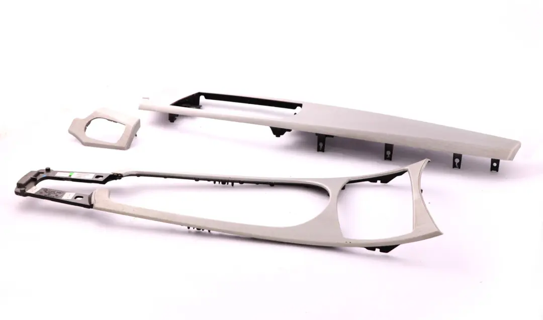 Set Interior Decor Trim Strip Cover Dash Panel Aluminium to BMW Z4 Series 1 E85 with Part number 7044312 BMW Z4 Series 1 E85 Set Interior Decor Trim Strip Cover Dash Panel Aluminium - SKU rhd-7044312-1 - Part number 7044312