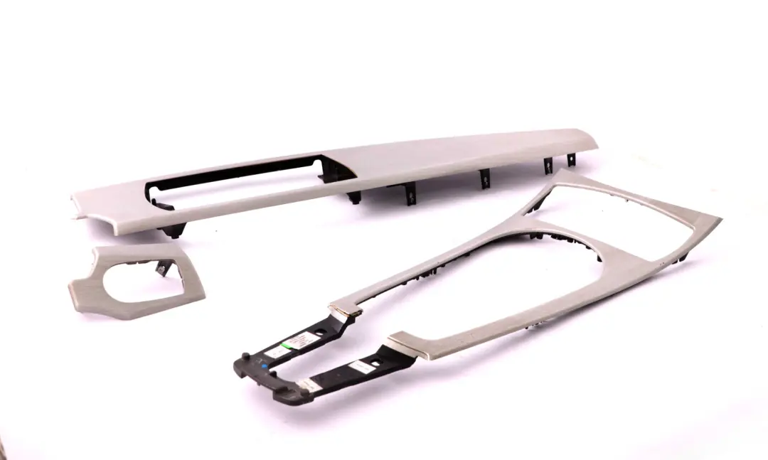 Set Interior Decor Trim Strip Cover Dash Panel Aluminium to BMW Z4 Series 1 E85 with Part number 7044312 BMW Z4 Series 1 E85 Set Interior Decor Trim Strip Cover Dash Panel Aluminium - SKU rhd-7044312-1 - Part number 7044312