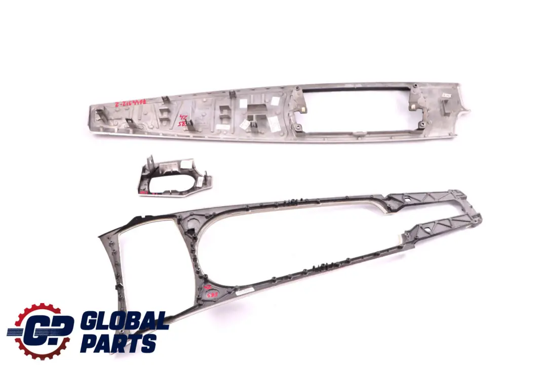 BMW Z4 Series 2 E85 Set Interior Decor Trim Strip Cover Dash Panel Aluminium - SKU rhd-7044312-2 - Part number 7044312