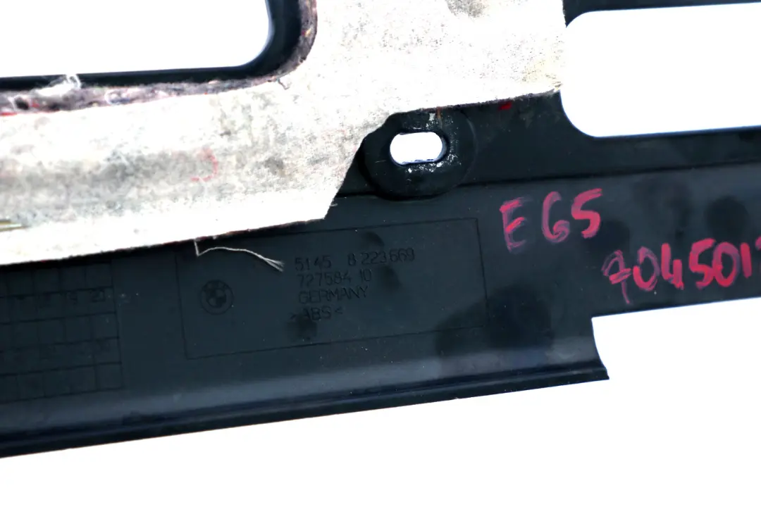 Panel Trim Door Entrance Left N/S Schwarz 8223669 to BMW 7 Series E65 E66 with Part number 7045012 BMW 7 Series E65 E66 Panel Trim Door Entrance Left N/S Schwarz 8223669 - SKU rhd-7045012 - Part number 7045012