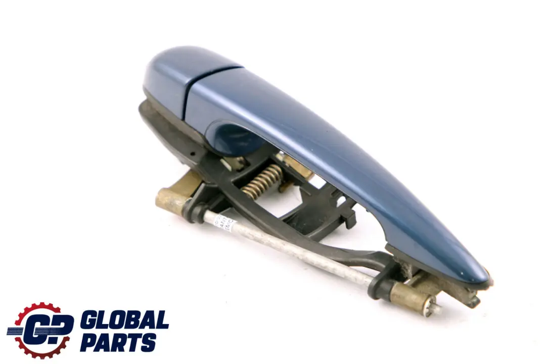 Outside Door Handle Front Left N/S Mysticblau Mystic Blue A07 to BMW 3 Series E46 with Part number 7048281 BMW 3 Series E46 Outside Door Handle Front Left N/S Mysticblau Mystic Blue A07 - SKU rhd-7048281-MYS - Part number 7048281