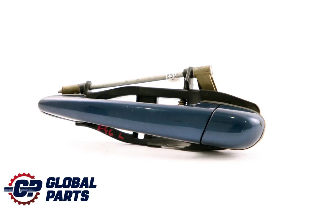 BMW 3 Series E46 Outside Door Handle Front Left N/S Mysticblau Mystic Blue A07 - SKU rhd-7048281-MYS - Part number 7048281
