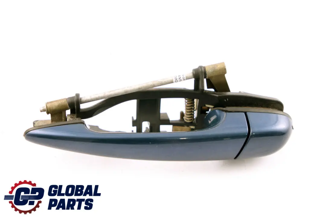 Outside Door Handle Front Left N/S Mysticblau Mystic Blue A07 to BMW 3 Series E46 with Part number 7048281 BMW 3 Series E46 Outside Door Handle Front Left N/S Mysticblau Mystic Blue A07 - SKU rhd-7048281-MYS - Part number 7048281