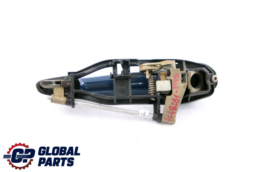 BMW 3 Series E46 Outside Door Handle Front Left N/S Mysticblau Mystic Blue A07 - SKU rhd-7048281-MYS - Part number 7048281