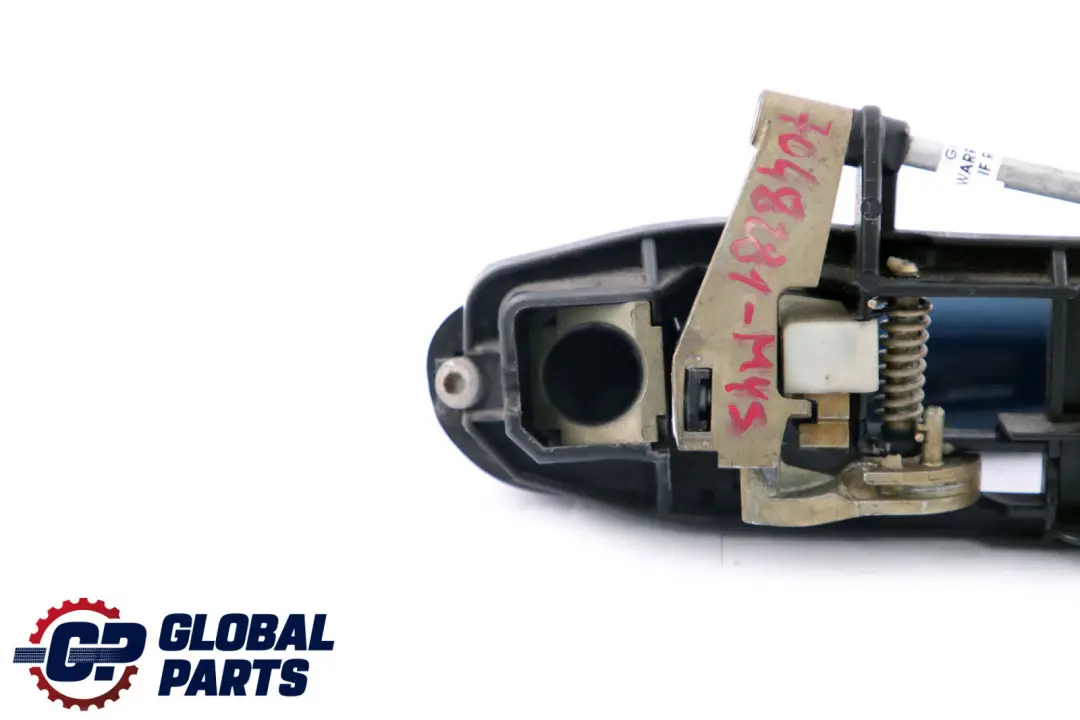 BMW 3 Series E46 Outside Door Handle Front Left N/S Mysticblau Mystic Blue A07 - SKU rhd-7048281-MYS - Part number 7048281