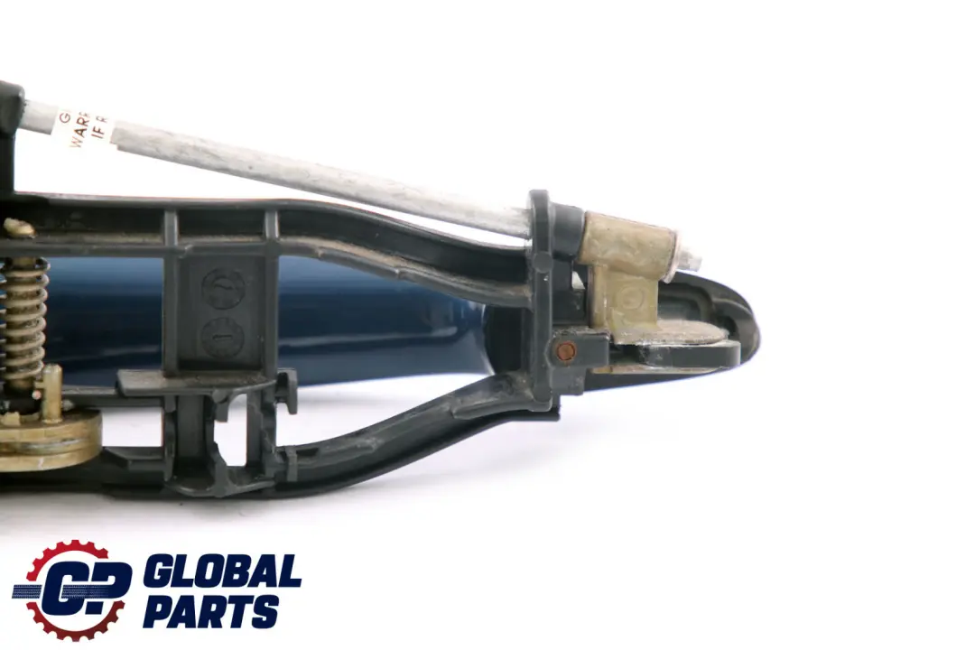 Outside Door Handle Front Left N/S Mysticblau Mystic Blue A07 to BMW 3 Series E46 with Part number 7048281 BMW 3 Series E46 Outside Door Handle Front Left N/S Mysticblau Mystic Blue A07 - SKU rhd-7048281-MYS - Part number 7048281