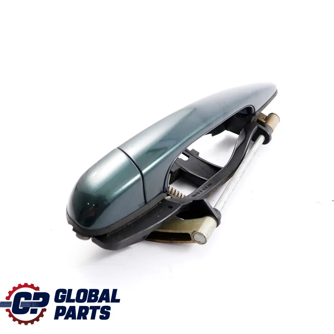 Outside Door Handle Front Left N/S Oxfordgruen Oxford Green to BMW 3 Series E46 with Part number 7048281 BMW 3 Series E46 Outside Door Handle Front Left N/S Oxfordgruen Oxford Green - SKU rhd-7048281-OXF - Part number 7048281