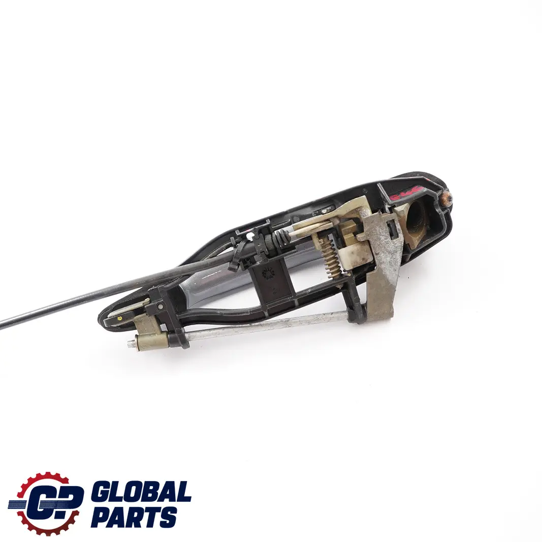 BMW 3 Series E46 Outside Door Handle Front Left N/S Silbergrau Silver Grey A08 - SKU rhd-7048281-SBG - Part number 7048281
