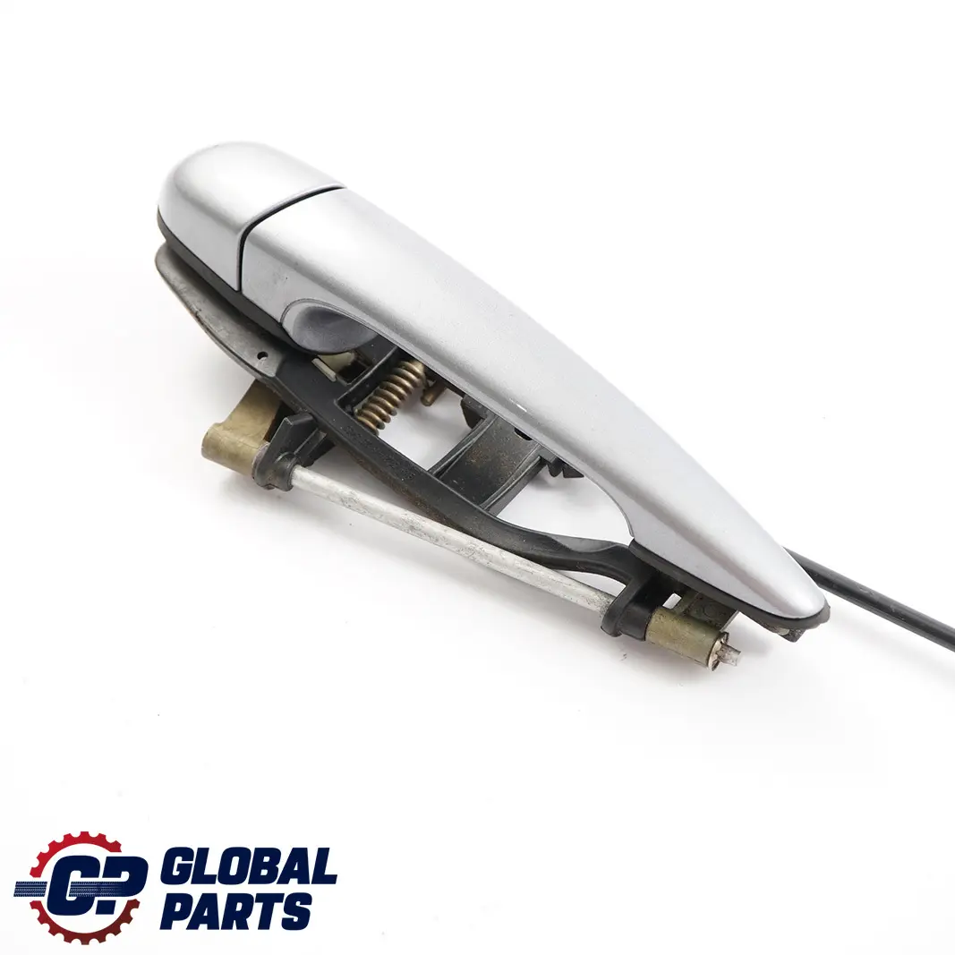 Outside Door Handle Front Left N/S Silbergrau Silver Grey A08 to BMW 3 Series E46 with Part number 7048281 BMW 3 Series E46 Outside Door Handle Front Left N/S Silbergrau Silver Grey A08 - SKU rhd-7048281-SBG - Part number 7048281