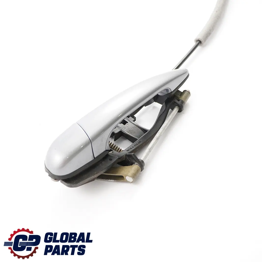 Outside Door Handle Front Left N/S Silbergrau Silver Grey A08 to BMW 3 Series E46 with Part number 7048281 BMW 3 Series E46 Outside Door Handle Front Left N/S Silbergrau Silver Grey A08 - SKU rhd-7048281-SBG - Part number 7048281