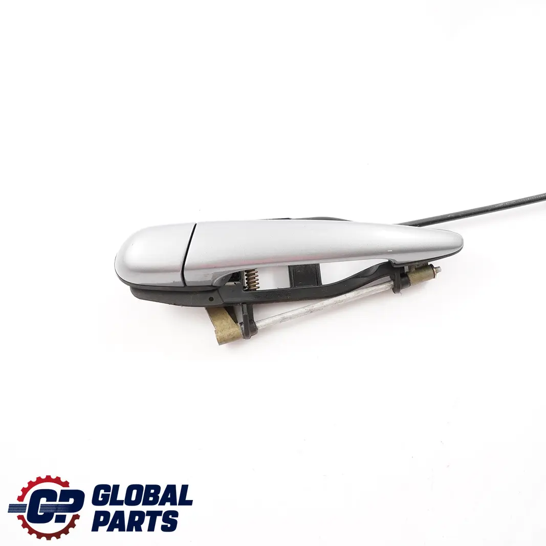 Outside Door Handle Front Left N/S Silbergrau Silver Grey A08 to BMW 3 Series E46 with Part number 7048281 BMW 3 Series E46 Outside Door Handle Front Left N/S Silbergrau Silver Grey A08 - SKU rhd-7048281-SBG - Part number 7048281