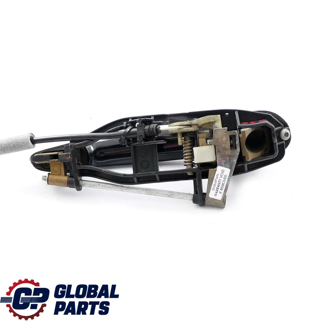 BMW 3 Series E46 Outside Door Handle Front Left N/S Schwarz 2 Black 668 - SKU rhd-7048281-SCH - Part number 7048281