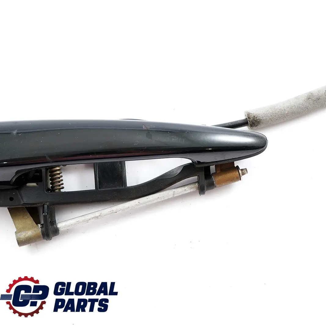 BMW 3 Series E46 Outside Door Handle Front Left N/S Schwarz 2 Black 668 - SKU rhd-7048281-SCH - Part number 7048281