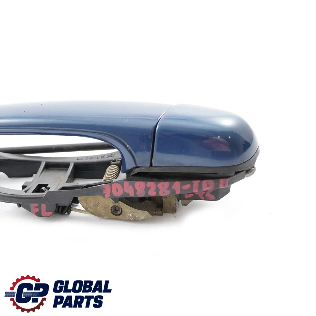 BMW 3 Series E46 Outside Door Handle Front Left N/S Toledoblau Toledo Blue 482 - SKU rhd-7048281-TDB - Part number 7048281