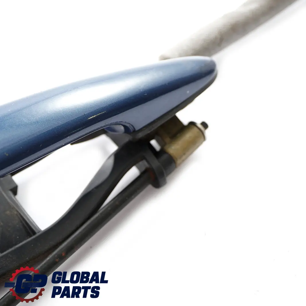 Outside Door Handle Front Left N/S Toledoblau Toledo Blue 482 to BMW 3 Series E46 with Part number 7048281 BMW 3 Series E46 Outside Door Handle Front Left N/S Toledoblau Toledo Blue 482 - SKU rhd-7048281-TDB - Part number 7048281