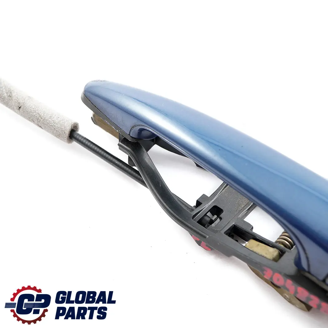 BMW 3 Series E46 Outside Door Handle Front Left N/S Toledoblau Toledo Blue 482 - SKU rhd-7048281-TDB - Part number 7048281