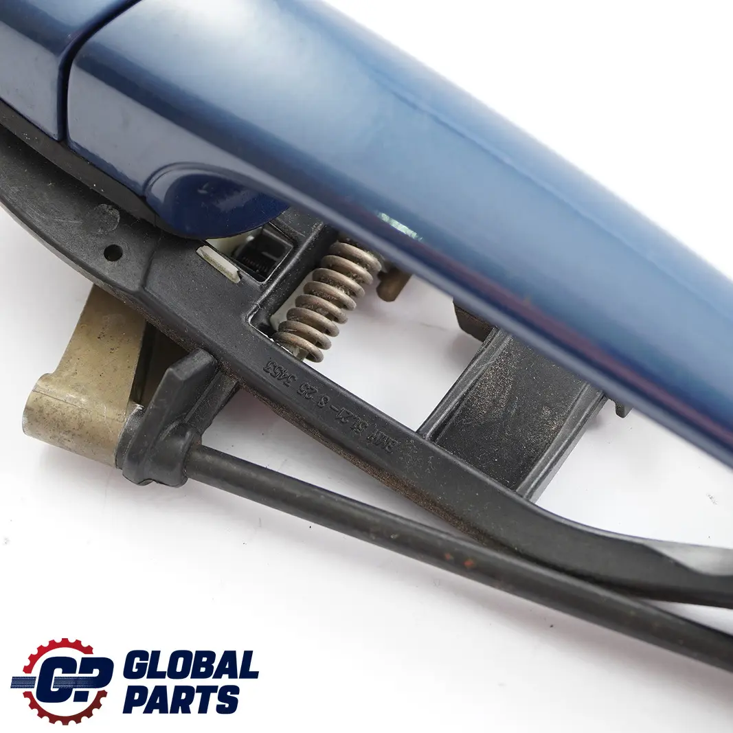 BMW 3 Series E46 Outside Door Handle Front Left N/S Toledoblau Toledo Blue 482 - SKU rhd-7048281-TDB - Part number 7048281