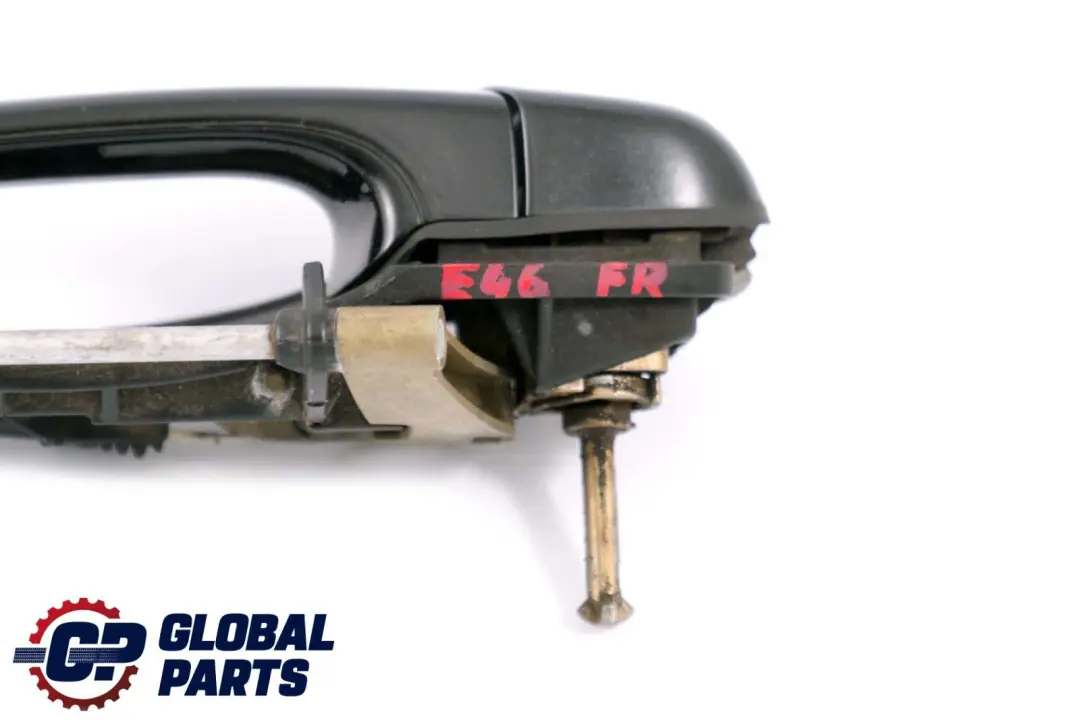 Outside Door Handle Front Right O/S Black Sapphire Metallic to BMW 3 Series E46 with Part number 7048282 BMW 3 Series E46 Outside Door Handle Front Right O/S Black Sapphire Metallic - SKU rhd-7048282-BS - Part number 7048282