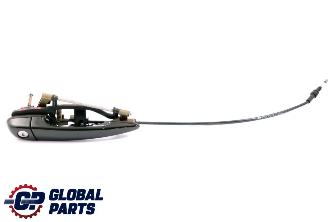 Outside Door Handle Front Right O/S Black Sapphire Metallic to BMW 3 Series E46 with Part number 7048282 BMW 3 Series E46 Outside Door Handle Front Right O/S Black Sapphire Metallic - SKU rhd-7048282-BS - Part number 7048282