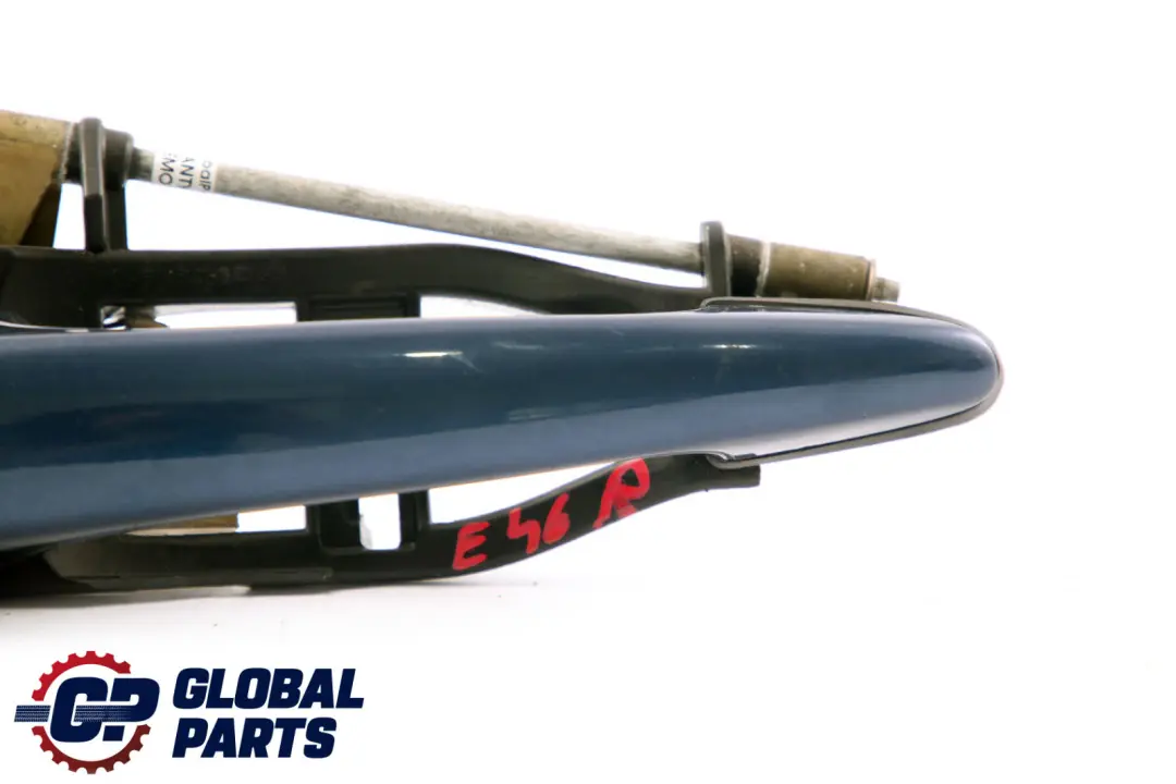 BMW 3 Series E46 Outside Door Handle Front Right O/S Mysticblau Mystic Blue A07 - SKU rhd-7048282-MYS - Part number 7048282
