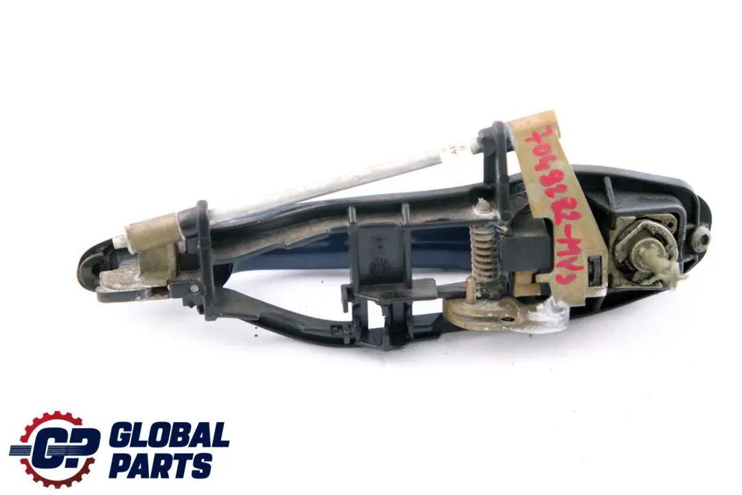 BMW 3 Series E46 Outside Door Handle Front Right O/S Mysticblau Mystic Blue A07 - SKU rhd-7048282-MYS - Part number 7048282