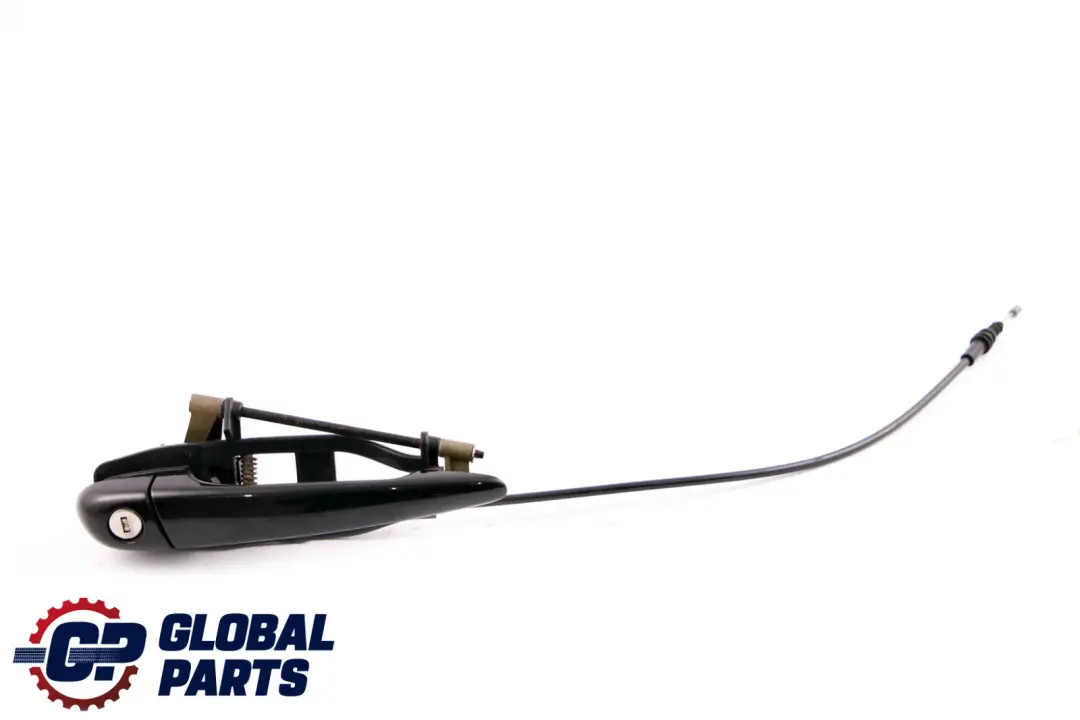 BMW 3 Series E46 Outside Door Handle Front Right O/S Schwarz 2 Black 668 - SKU rhd-7048282-SCH - Part number 7048282