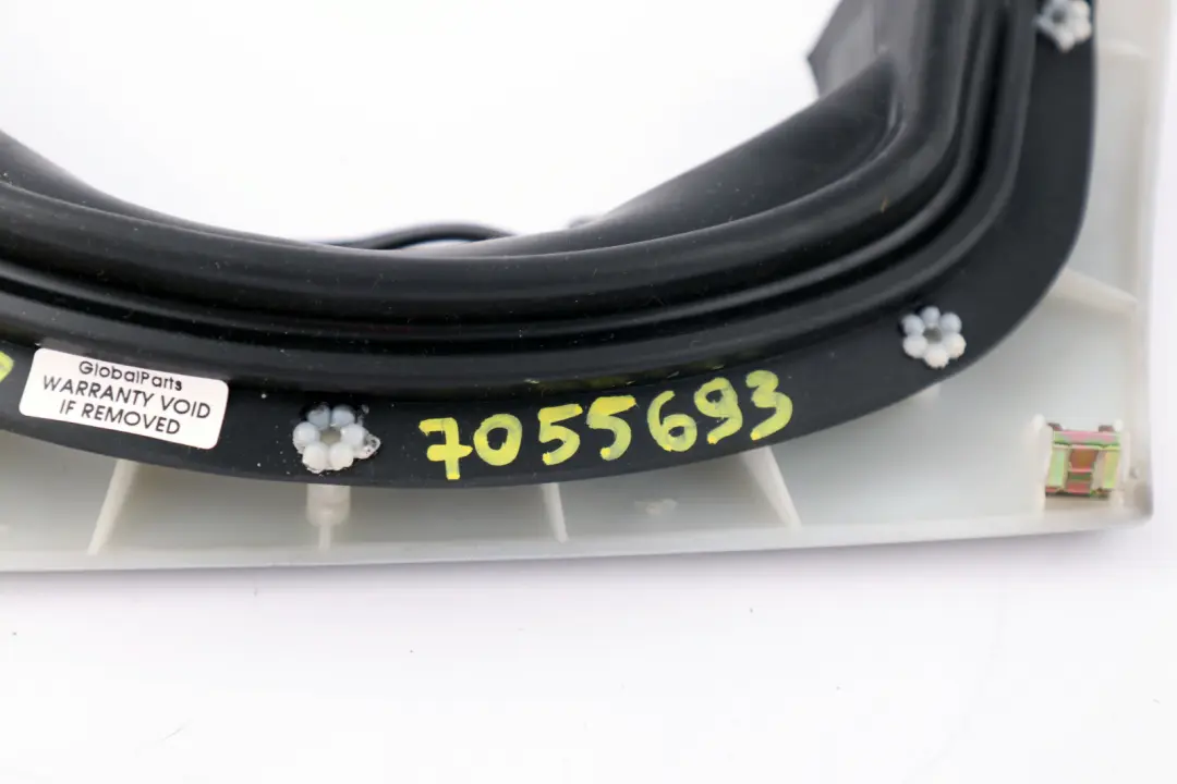 BMW Mini Cooper One R50 R53 Dashboard Decor Panel Trim Strip Cover White Silver - SKU rhd-7055693 - Part number 7055693