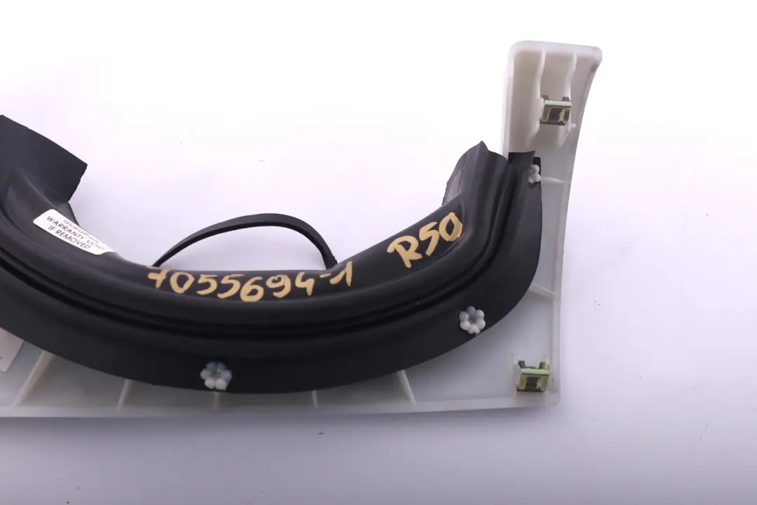 Dashboard Panel Trim Strip Cover White Silver to BMW Mini Cooper One R50 R53 with Part number 7055694 BMW Mini Cooper One R50 R53 Dashboard Panel Trim Strip Cover White Silver - SKU rhd-7055694-1 - Part number 7055694