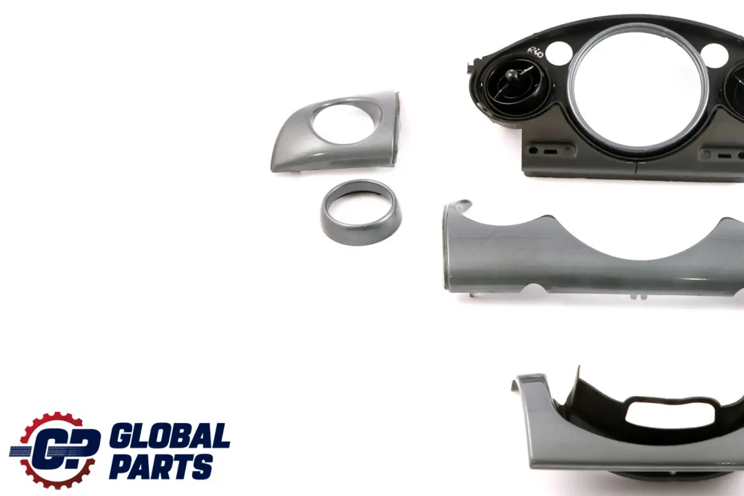 Decor Set Dashboard Dash Panel Trim Cover Anthracite to BMW Mini Cooper 1 R50 R53 with Part number 7055702 BMW Mini Cooper 1 R50 R53 Decor Set Dashboard Dash Panel Trim Cover Anthracite - SKU rhd-7055702-1 - Part number 7055702