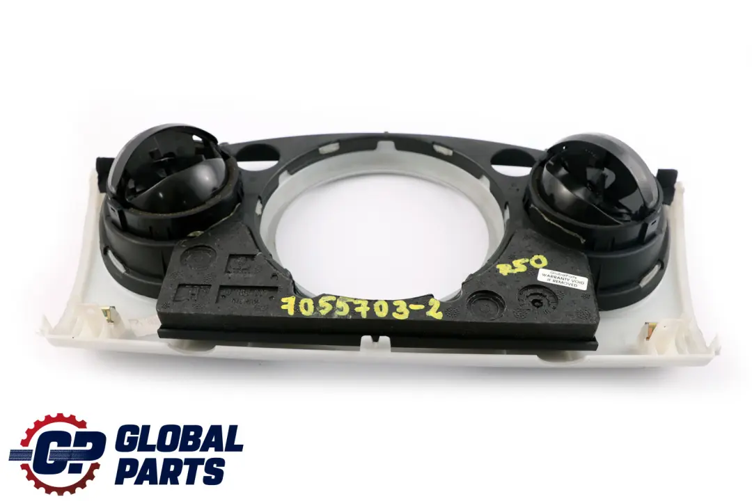 BMW Mini Cooper 2 R50 R53 Dashboard Panel Trim Strip Cover White Silver 0769337 - SKU rhd-7055703-2 - Part number 7055703