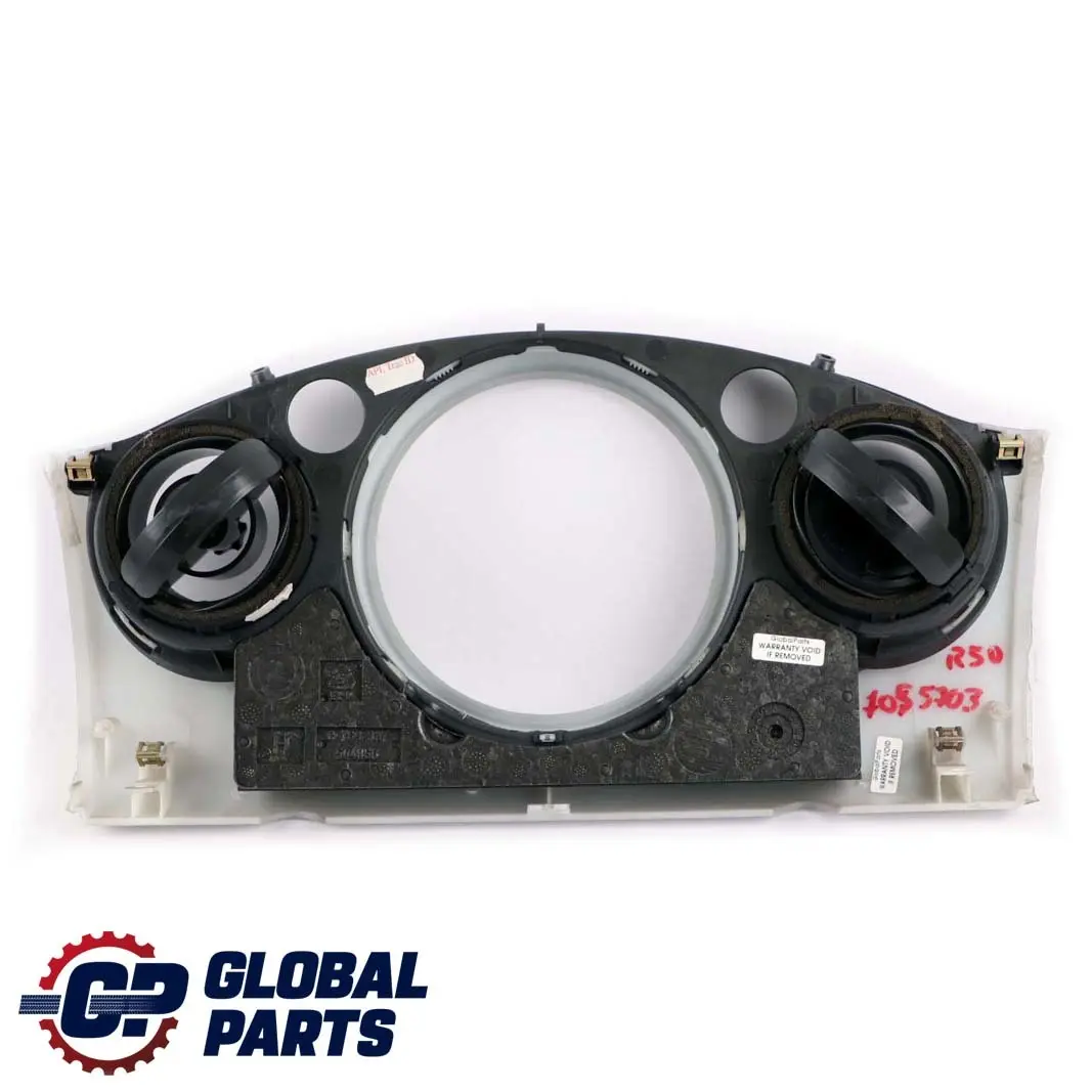 Mini Cooper One R50 R53 Set Dashboard Panel Trim Strip Cover White Silver - SKU rhd-7055703 - Part number 7055703