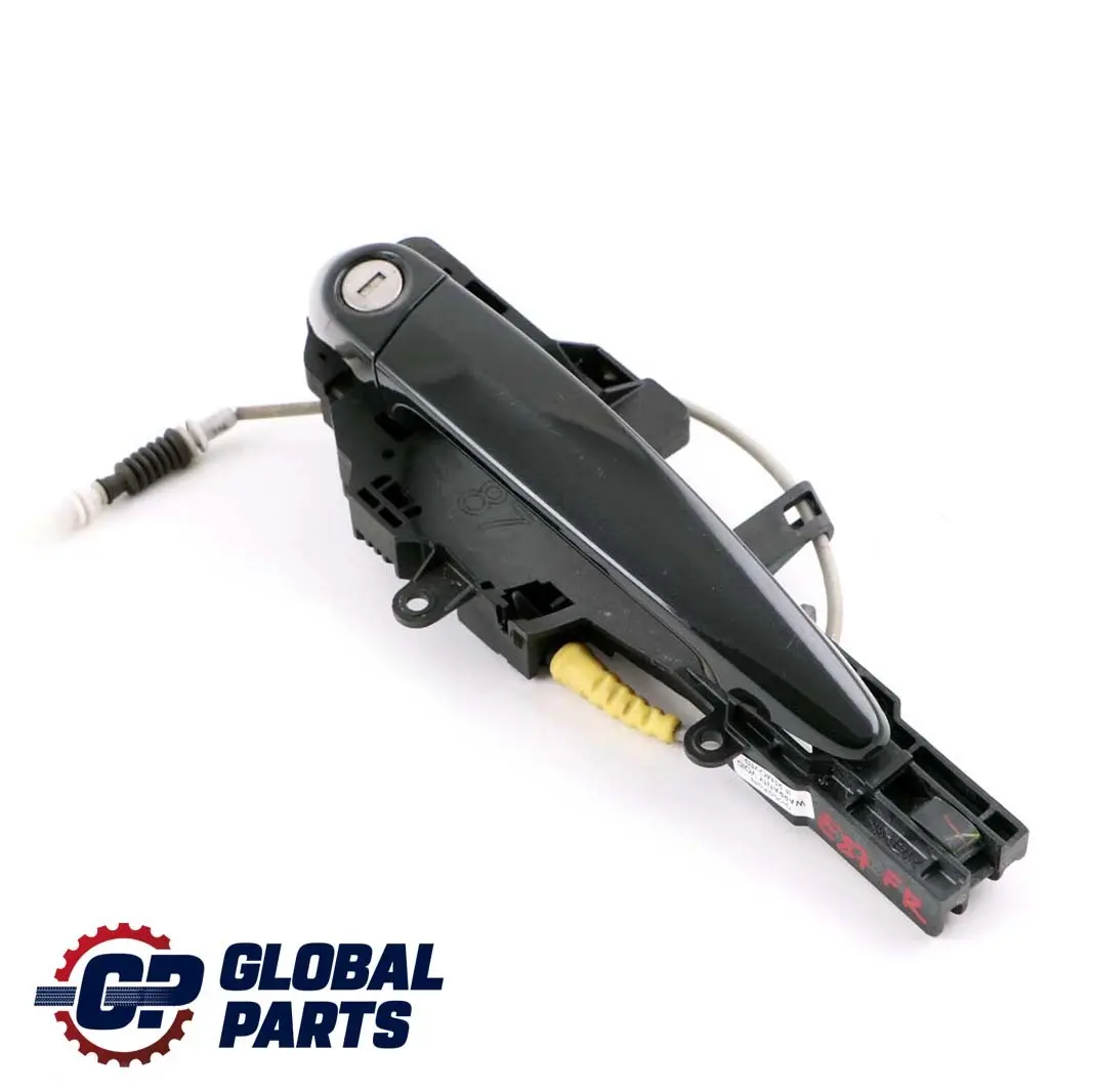 BMW 1 Series 1 E81 E87 LCI Complete Front Right Grab Handle O/S Black Sapphire - SKU rhd-7059677-BS1 - Part number 0445180