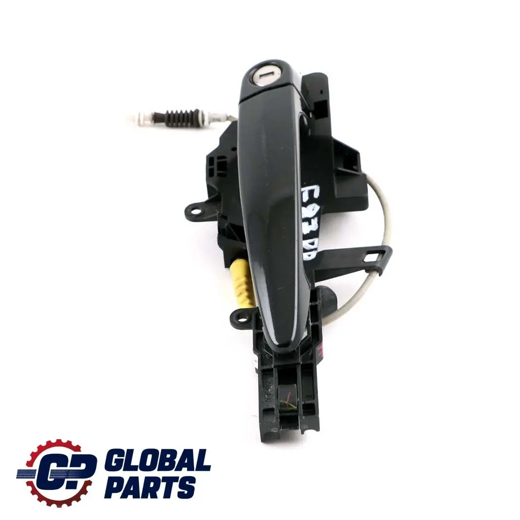 BMW 1 Series 1 E81 E87 LCI Complete Front Right Grab Handle O/S Black Sapphire - SKU rhd-7059677-BS1 - Part number 0445180