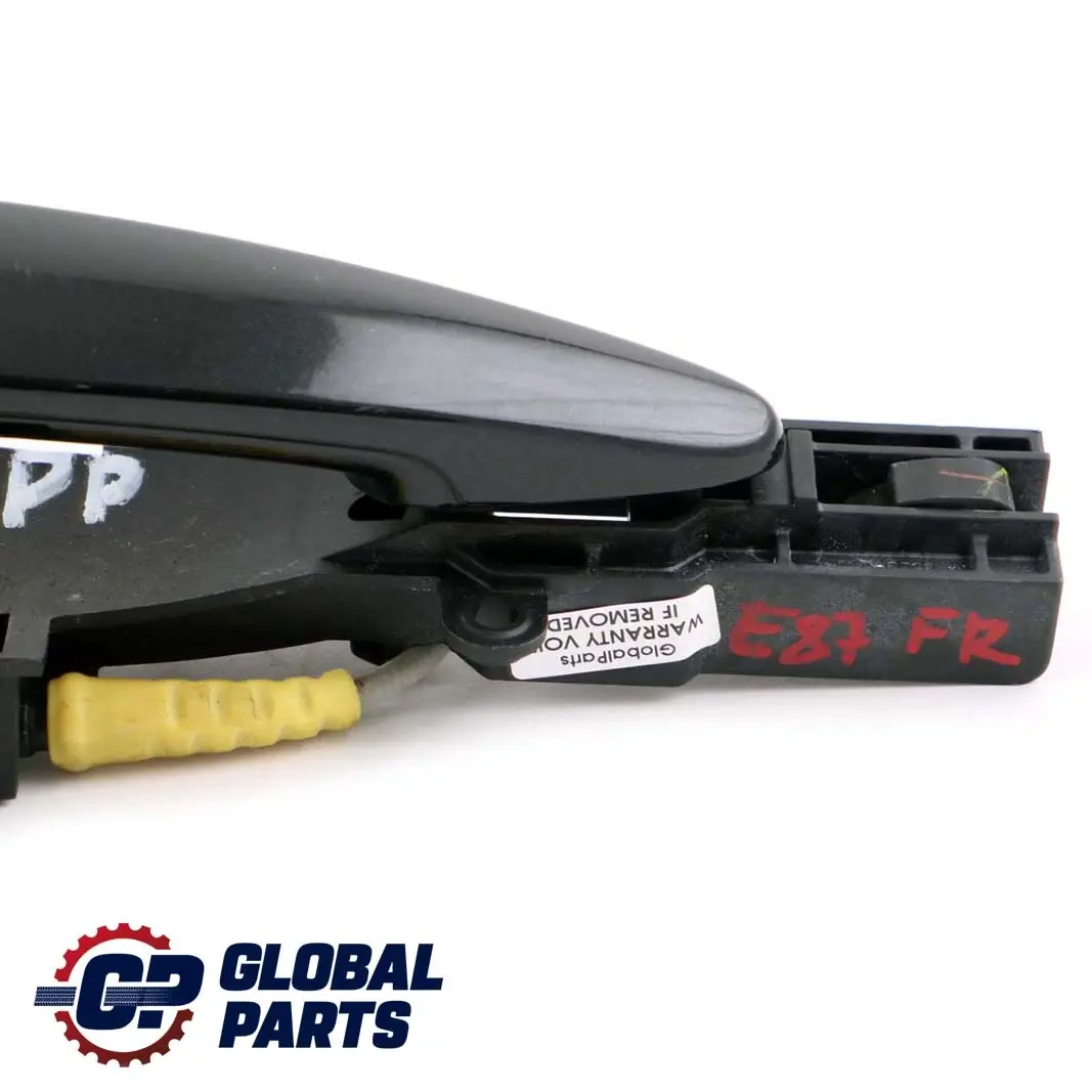 BMW 1 Series 1 E81 E87 LCI Complete Front Right Grab Handle O/S Black Sapphire - SKU rhd-7059677-BS1 - Part number 0445180
