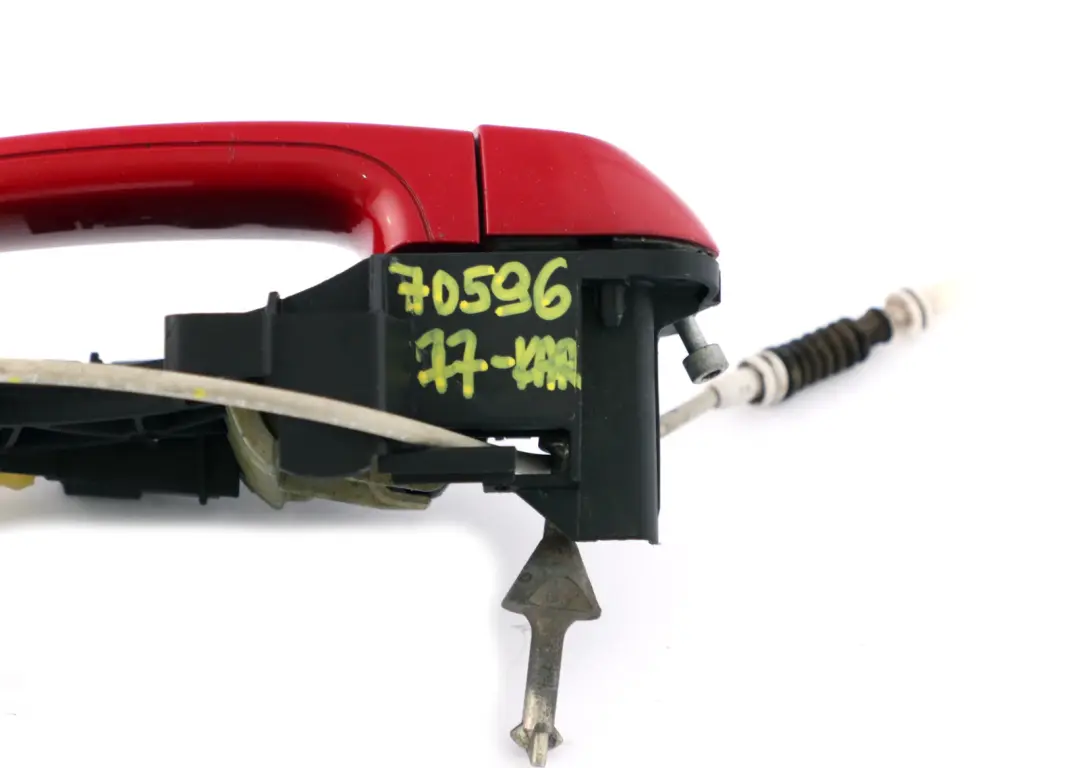BMW 1 Series E81 E87 Complete Front Right Door Grab Handle O/S Karmesinrot Red - SKU rhd-7059677-KAR - Part number 7059677