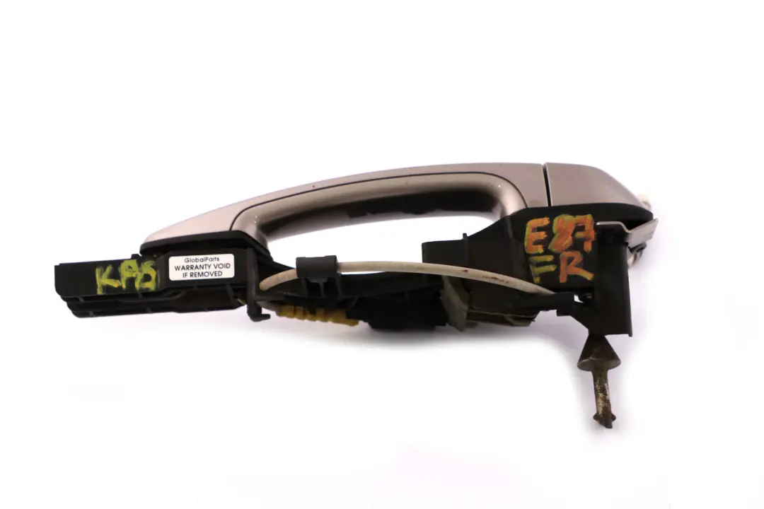 Front Right Door Grab Handle O/S Kaschmirsilber Silver A72 to BMW 1 Series E81 E87 with Part number 7059677 BMW 1 Series E81 E87 Front Right Door Grab Handle O/S Kaschmirsilber Silver A72 - SKU rhd-7059677-KAS - Part number 7059677
