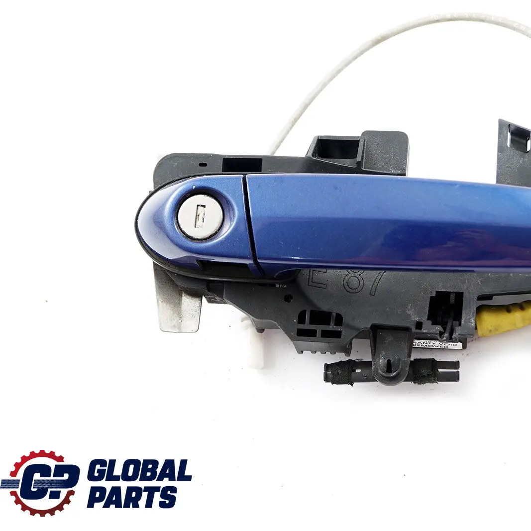 Complete Front Right Grab Handle O/S Le Mans Blau Blue 381 to BMW 1 Series E81 E87 with Part number 7059677 BMW 1 Series E81 E87 Complete Front Right Grab Handle O/S Le Mans Blau Blue 381 - SKU rhd-7059677-LMB2 - Part number 7059677
